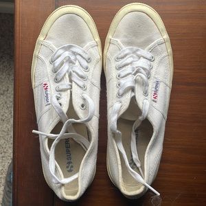 Superga COTU White Sneakers size 39/ US 8